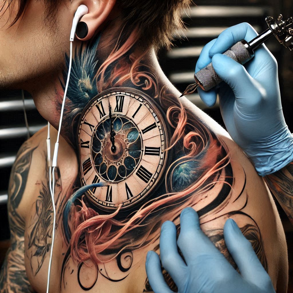 Clock Tattoo 9