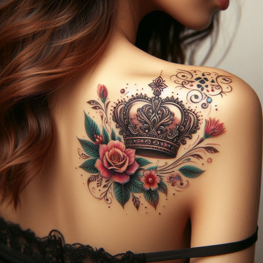 Crown Tattoo 6