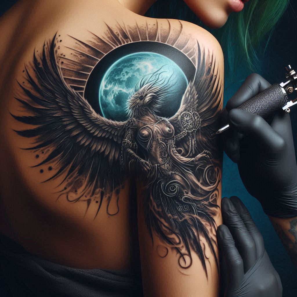 Dark Angel Tattoo 6