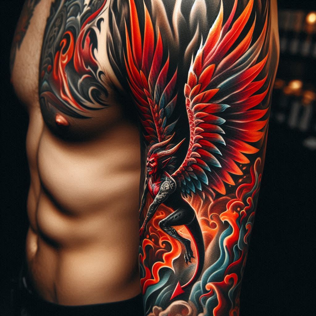 Devil Wings Tattoo 4