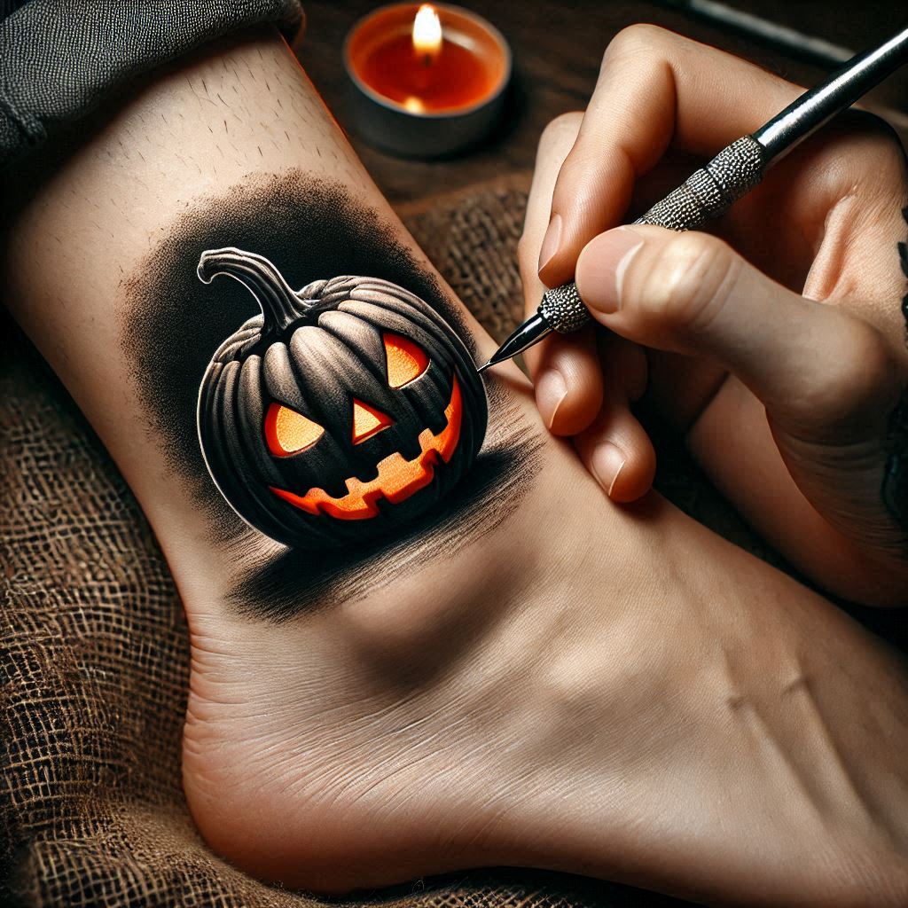 Jack O Lantern Tattoo 15