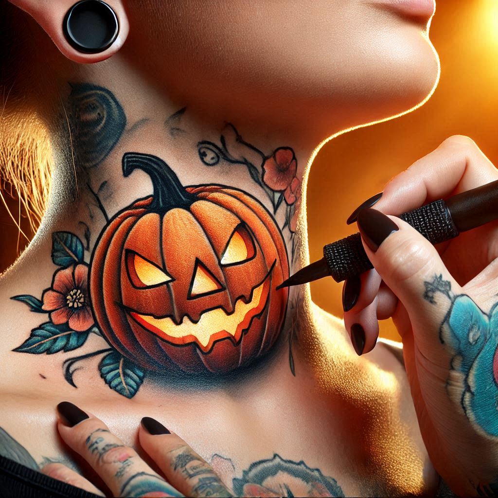 Jack O Lantern Tattoo 8