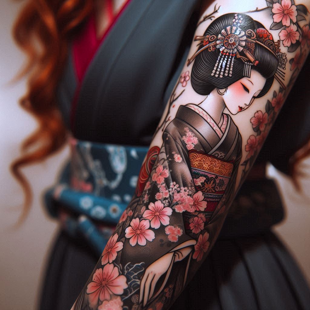 Japanese Doll Tattoo 4