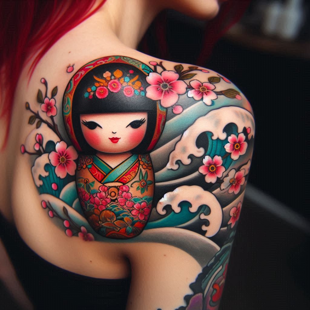 Japanese Doll Tattoo 5