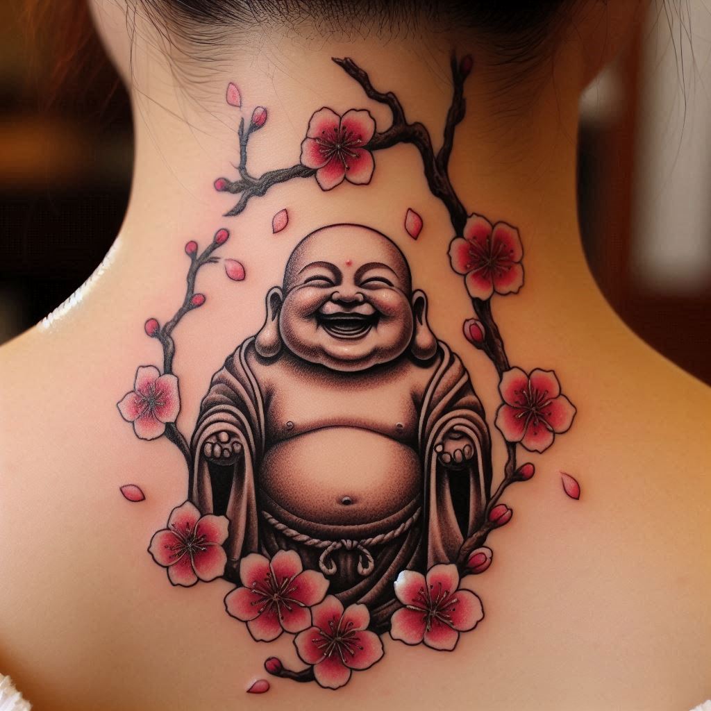 Laughing Buddha Tattoo 7