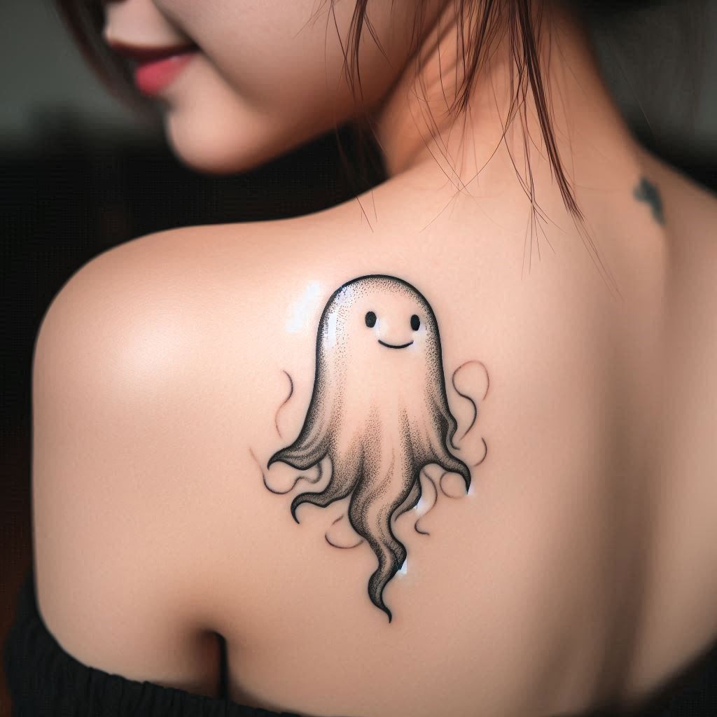 Little Ghost Tattoo 6