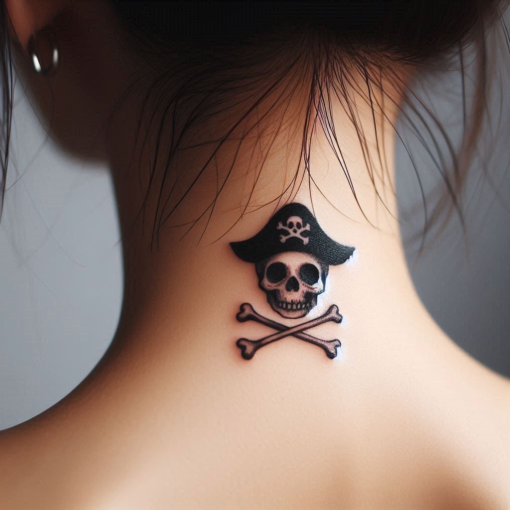 Pirate Skull Tattoo 8