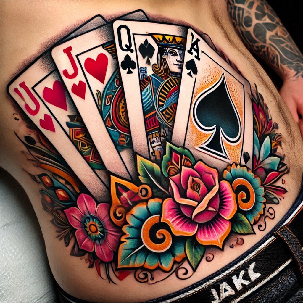 Playing Cards Tattoo 11