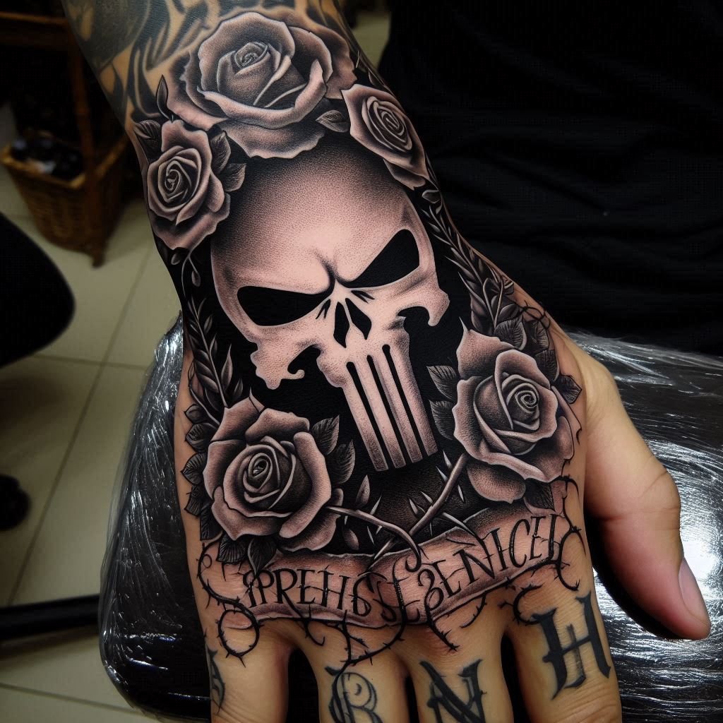 Punisher Tattoo 2