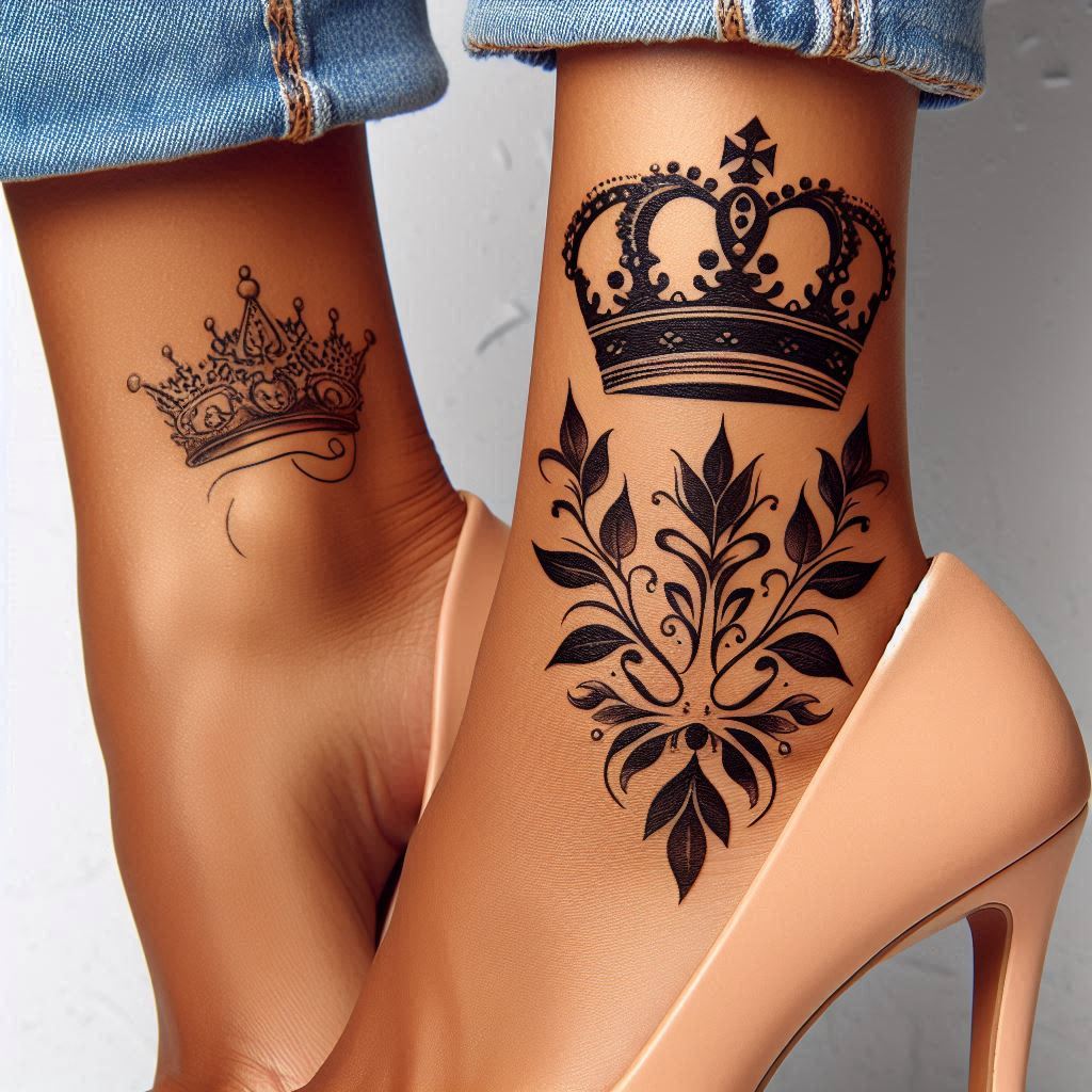 Queen Crown Tattoo 15