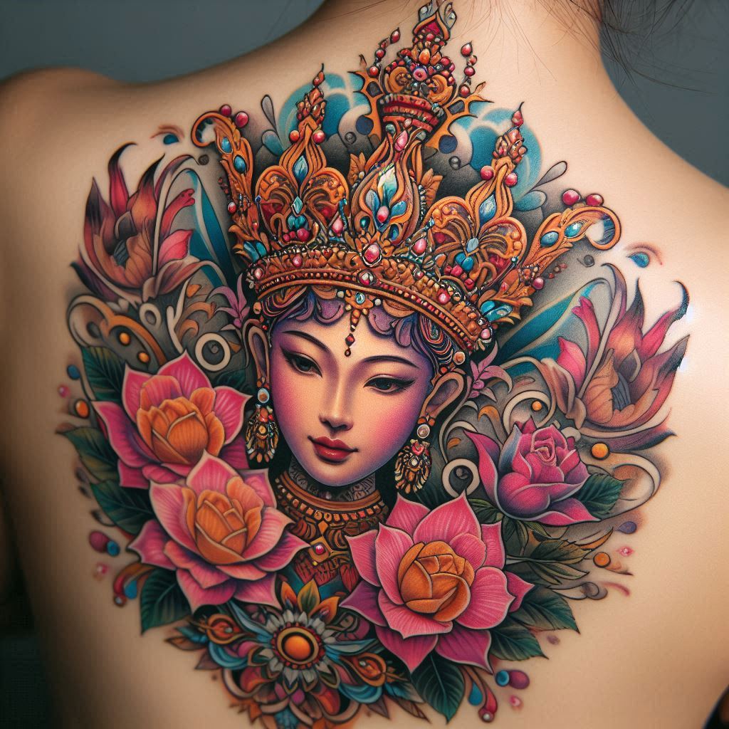 Queen Crown Tattoo 9