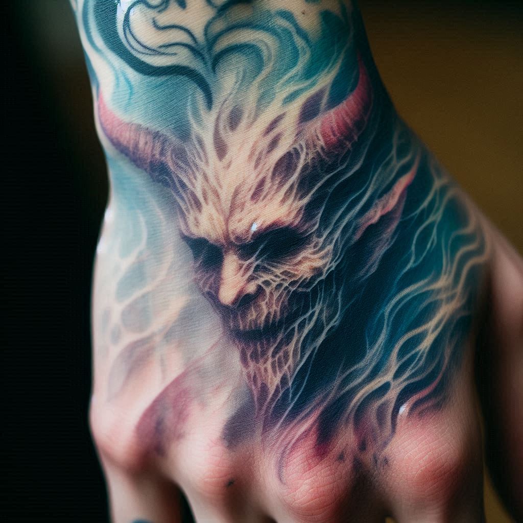 Satan Tattoo 1