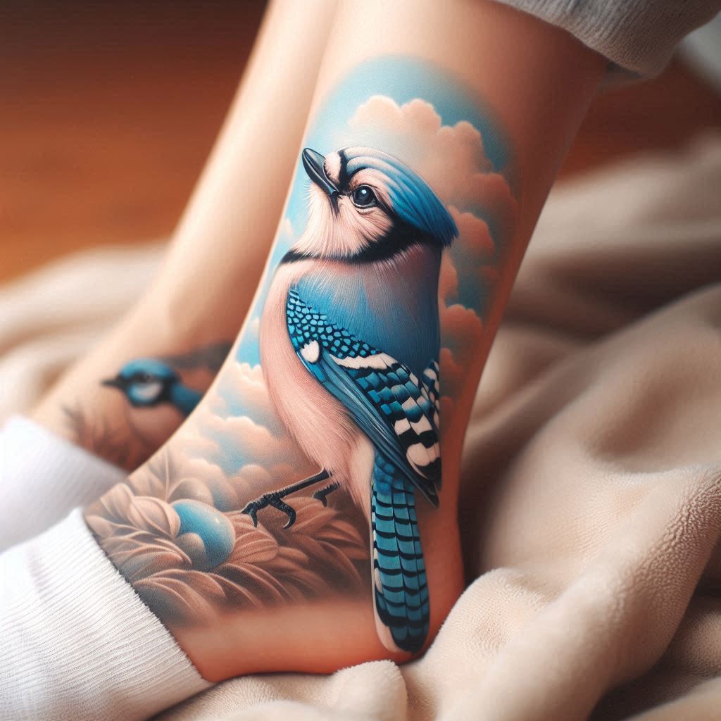 Blue Jay Tattoo 15