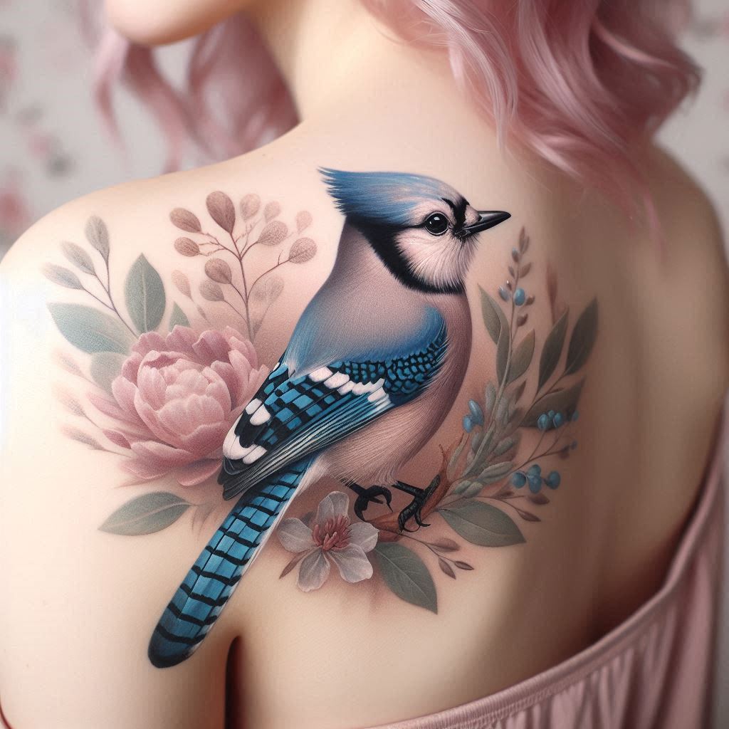 Blue Jay Tattoo 6