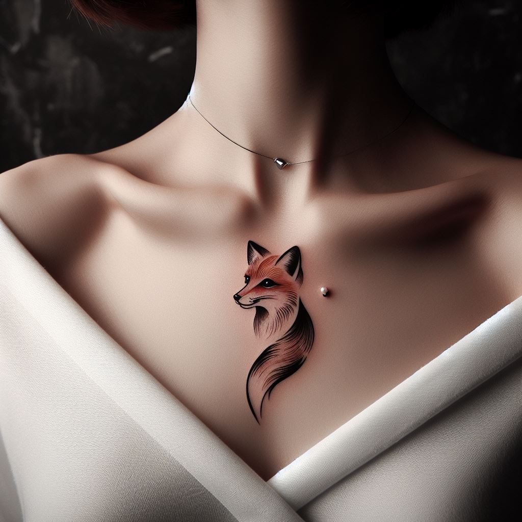 Simple Fox Tattoo 15